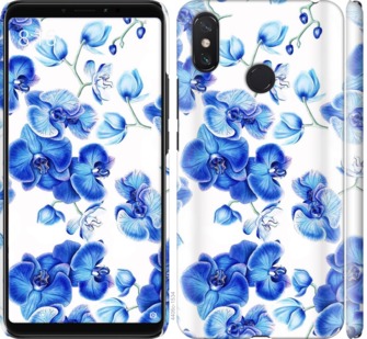

Чехол Голубые орхидеи для Xiaomi Mi Max 3 725191