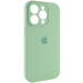 Фото Чехол Silicone Case Full Camera Protective (AA) для Apple iPhone 14 Pro Max (6.7") (Зеленый / Pistachio) на vchehle.ua