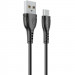 Дата кабель Borofone BX51 Triumph USB to MicroUSB (1m) (Чорний)