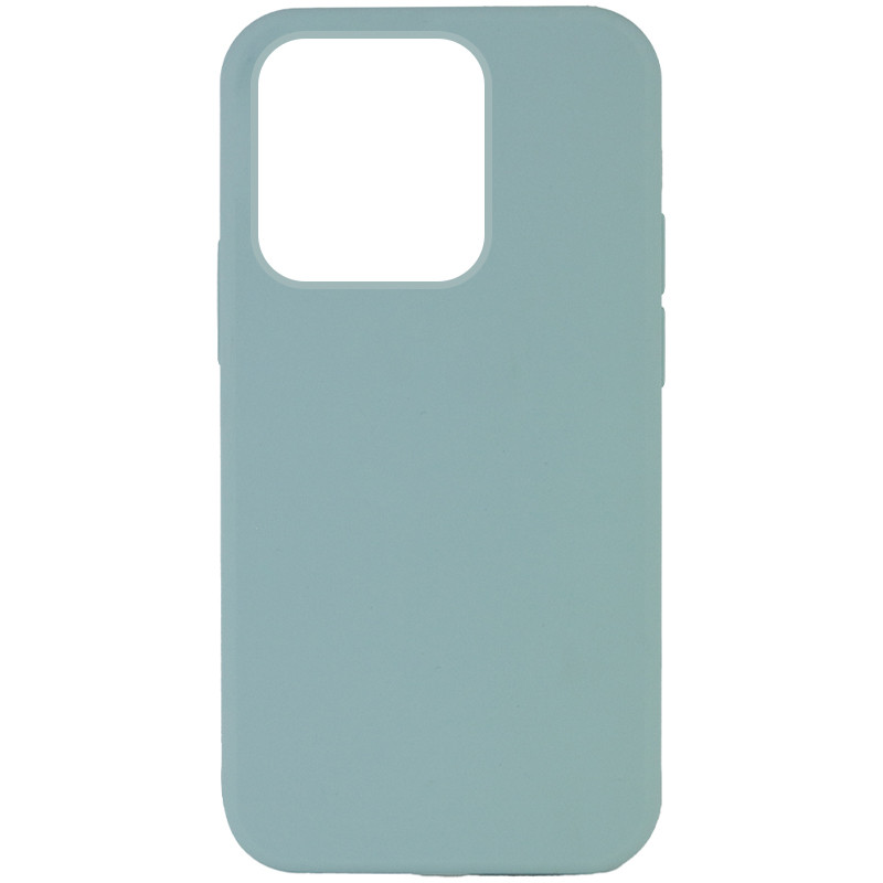 Чехол Silicone Case Full Protective (AA) NO LOGO для Apple iPhone 13 Pro Max (6.7") (Бирюзовый / Turquoise)