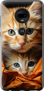 Чохол Котики 2 на Motorola Moto G7