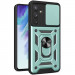 Ударостійкий чохол Camshield Serge Ring на Samsung Galaxy M55 (Зелений)