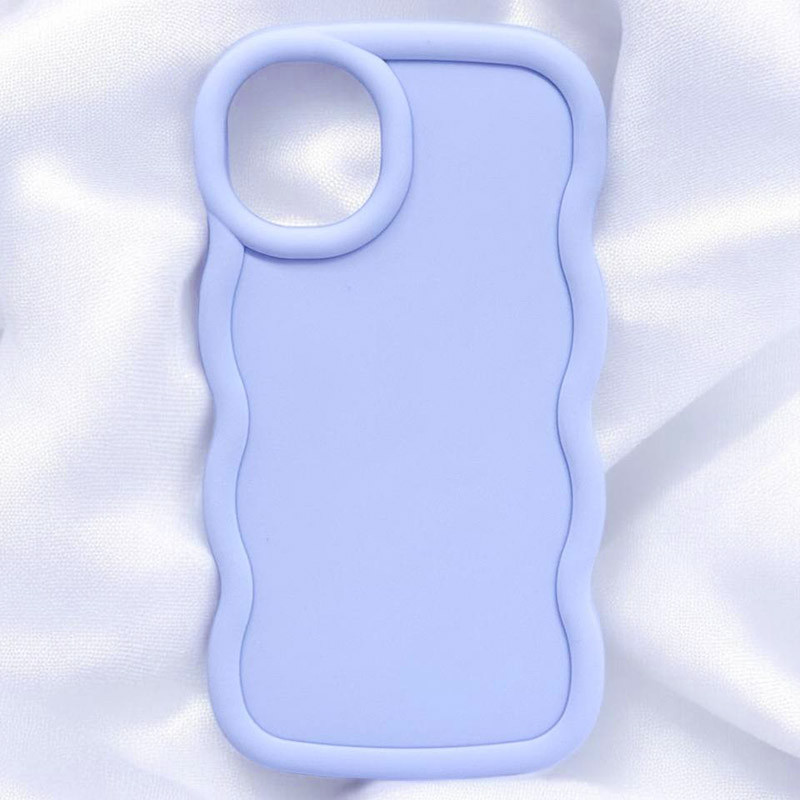 Фото Чехол TPU Ripple для Apple iPhone 13 / 14 (6.1") (Lilac Blue) на vchehle.ua
