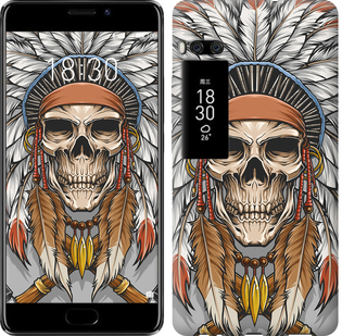 

Чехол Череп индейца для Meizu Pro 7 Plus 690612