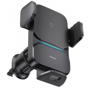 Автотримач з БЗП Baseus Wisdom Auto Alignment (QI 15W) (Air Outlet base) (CGZX000001)