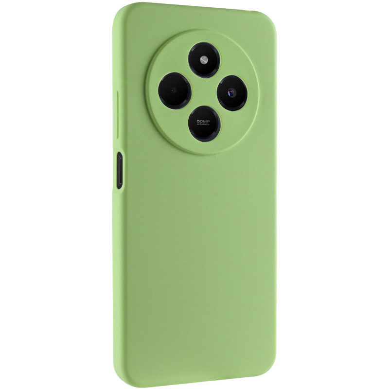 Чехол Silicone Cover Lakshmi Full Camera (AA) для Xiaomi Redmi 14C / Poco C75 (Зеленый / Pistachio)