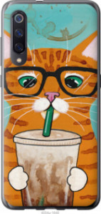 Чехол Зеленоглазый кот в очках для Xiaomi Mi9