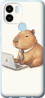 Чехол Funny Capybara CEO Working для Xiaomi Redmi A1 Plus