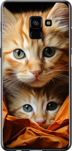 Чехол Котики 2 для Samsung Galaxy A8 Plus 2018 A730F