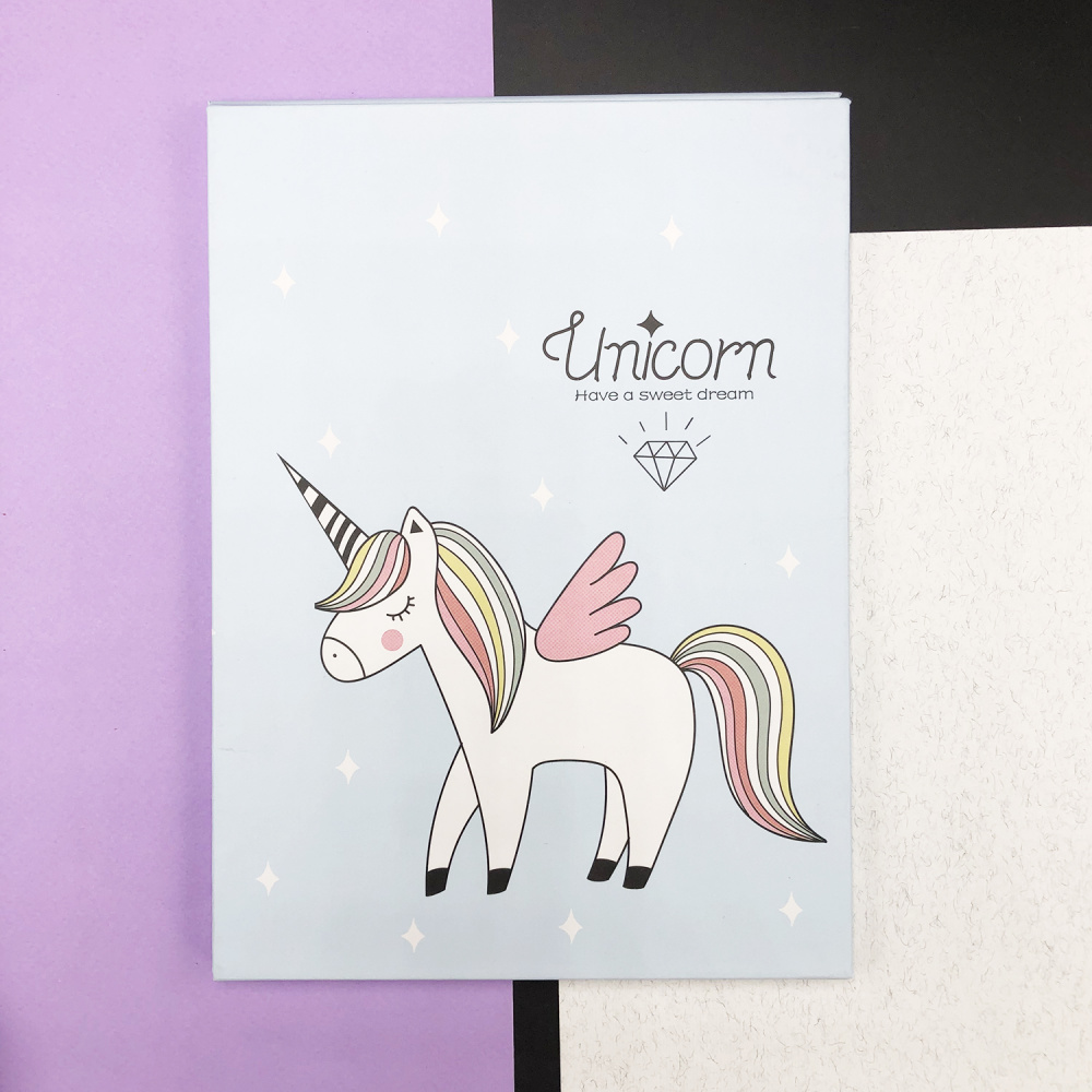 Зеркало косметическое книжка Unicorn (01)