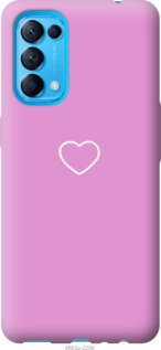 Чехол Сердце 2 для Oppo Reno5