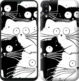 Чехол Коты v2 для Samsung Galaxy A01 A015F