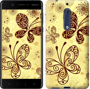 

Чехол Красивые бабочки для Nokia 5 629915
