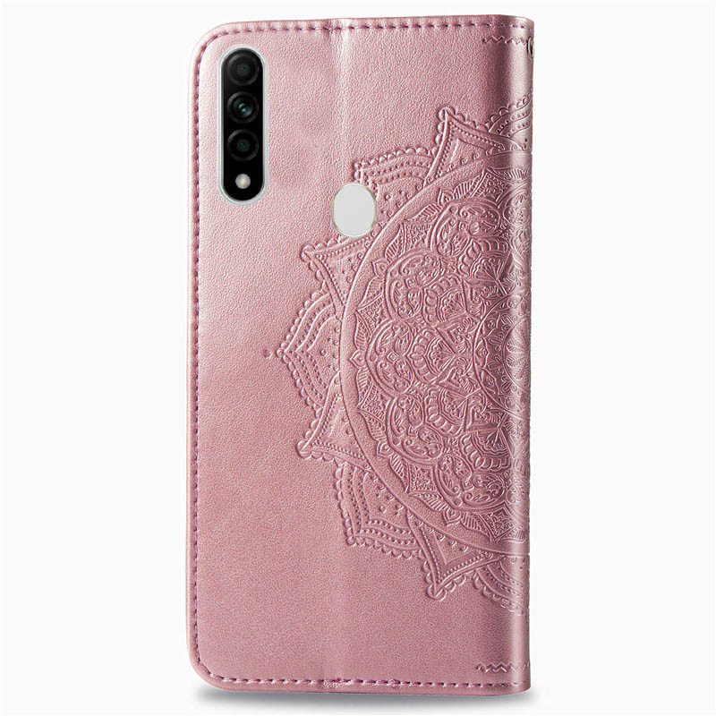 Кожаный чехол (книжка) Art Case с визитницей для Oppo A31 (Розовый) в магазине vchehle.ua