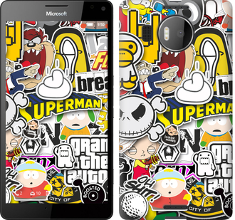

Чохол Popular logos на Microsoft Lumia 950 XL Dual Sim 628214