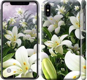 

Чохол Білі лілії на iPhone X 389001