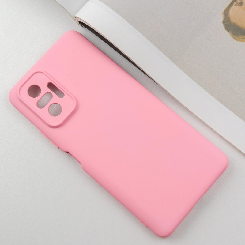 Фото Чохол Silicone Cover Lakshmi Full Camera (A) на Xiaomi Redmi Note 10 Pro / 10 Pro Max (Рожевий / Pink) на vchehle.ua