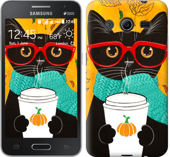 

Чехол Осенний кот для Samsung Galaxy Core 2 G355 580854