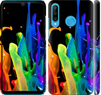 

Чохол бризки фарби на Huawei P30 Lite 704385