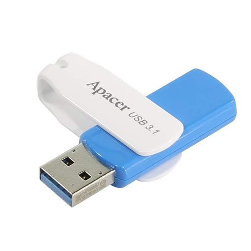 Фото Флеш накопитель Apacer USB 3.2 AH357 32GB (Blue / White) на vchehle.ua