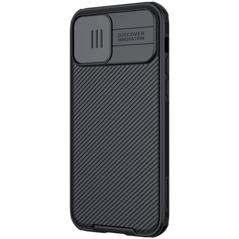 Фото Карбоновая накладка Nillkin CamShield Pro для Apple iPhone 14 Pro (6.1") (Black) в магазине vchehle.ua