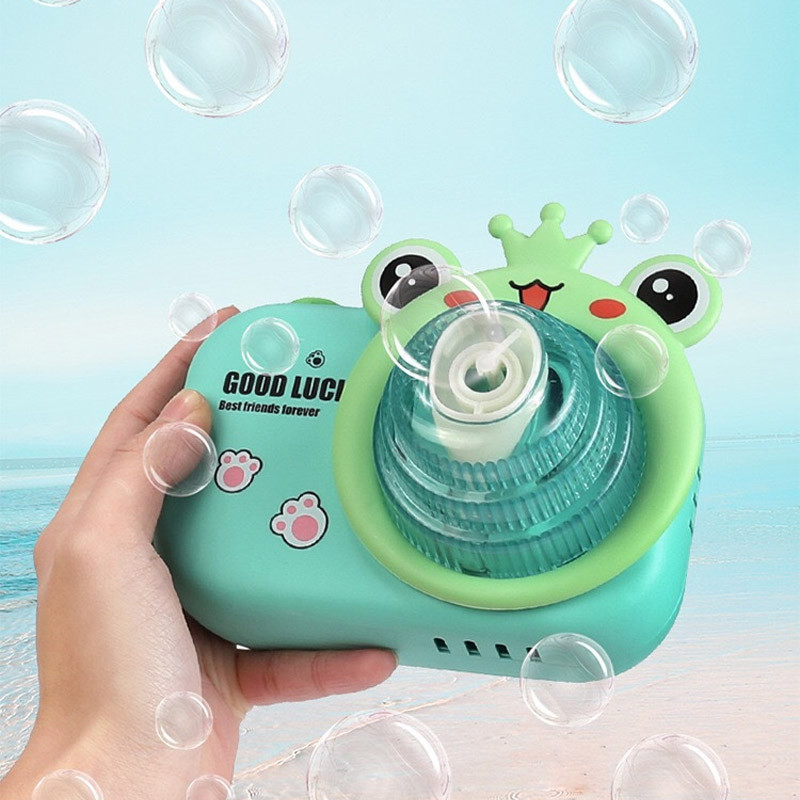 Фото Фотокамера-генератор мильних бульбашок 9996 Children's camera (Frog / Green) в маназині vchehle.ua