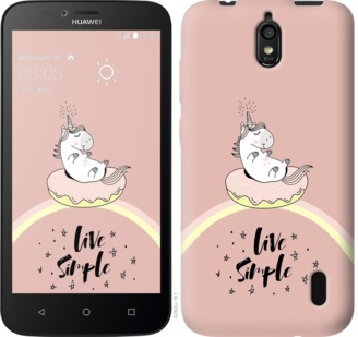 

Чехол Единорожка в пончике для Huawei Ascend Y625 719589