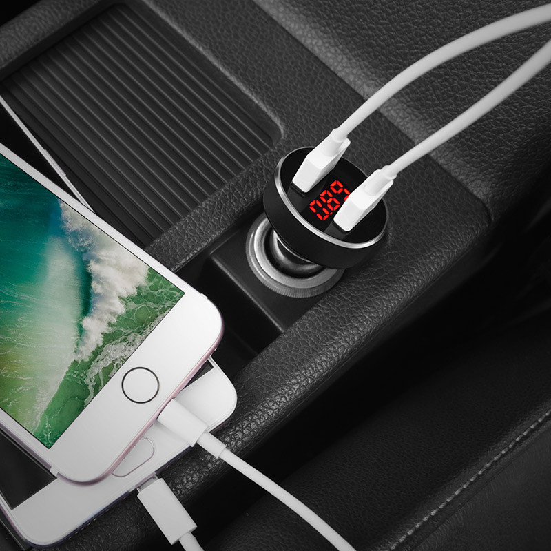 АЗУ Hoco Z26 High Praise 2.1A 2USB (Черный) в магазине vchehle.ua