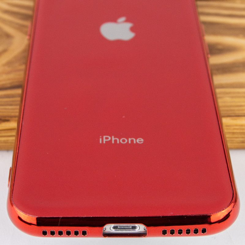 Фото TPU чохол Matte LOGO на Apple iPhone 7 / 8 (4.7") (Червоний / Red) в маназині vchehle.ua