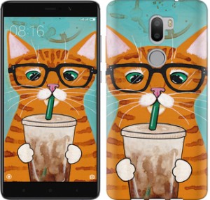 Чохол Зеленоокий кіт в окулярах на Xiaomi Mi 5s Plus