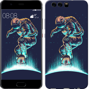 

Чехол Космонавт на скейтборде для Huawei P10 591491