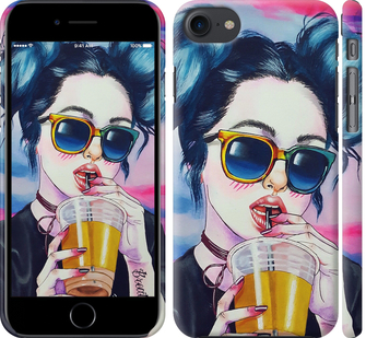 

Чехол Арт-девушка в очках для iPhone SE 2020 915611