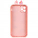 Фото Чехол TPU Toys Case with Ears для Apple iPhone 12 (6.1") (Light Pink) в магазине vchehle.ua