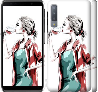 

Чохол Дівчина з келихом на Samsung Galaxy A7 (2018) A750F 841333