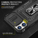 Купить Ударопрочный чехол Camshield Army Ring для Apple iPhone 13 Pro Max (6.7") (Черный / Black) на vchehle.ua