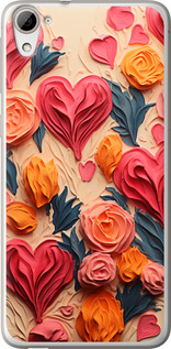 

Чехол Сердечки 3 для HTC Desire 826 dual sim 1645926