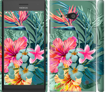 

Чохол Тропічні квіти v1 на Nokia Lumia 730 845392