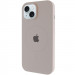 Чохол Silicone Case Full Protective (AA) with Magnetic Safe на Apple iPhone 15 Plus (6.7") (Сірий / Light Grey)
