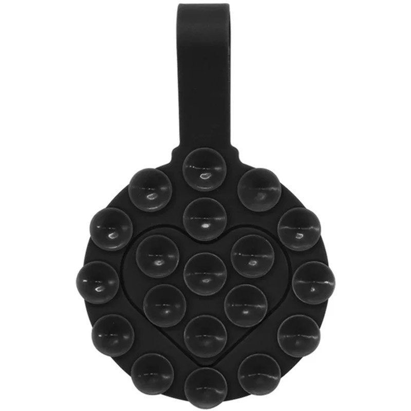 Держатель-присоска для телефона Double Side Silicone with a Strap (Black)
