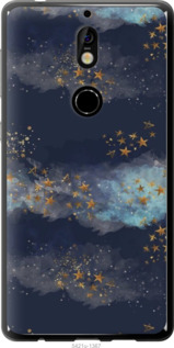 

Чехол Ночь золотые звезды для Nokia 7 1406544