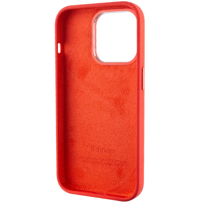 Купить Чехол Silicone Case Metal Buttons (AA) для Apple iPhone 14 Pro Max (6.7") (Красный / Red) на vchehle.ua