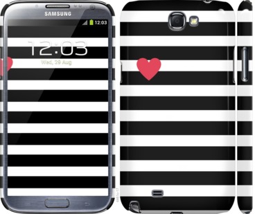 

Чохол Чорно-білі смуги на Samsung Galaxy Note 2 N7100 751713