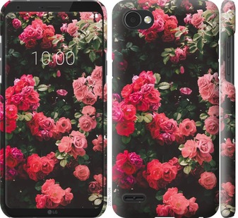 

Чохол Кущ з трояндами для LG Q6 669827