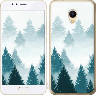 

Чохол Акварельні Ялинки на Meizu M5s 862678