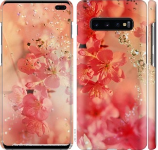

Чехол Розовые цветы для Samsung Galaxy S10 Plus 704232