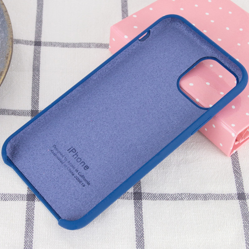 Фото Чохол Silicone Case (AA) на Apple iPhone 11 Pro (5.8") (Синій / Navy Blue) в маназині vchehle.ua