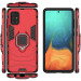 Купити Ударостійкий чохол Transformer Ring for Magnet на Samsung Galaxy A71 (Червоний / Dante Red) на vchehle.ua