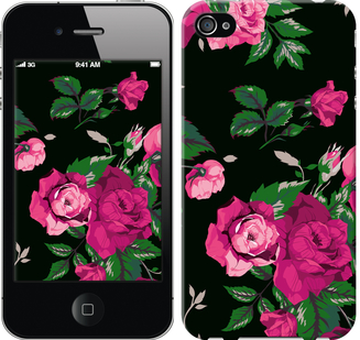 

Чохол Троянди на чорному тлі на iPhone 4 546782