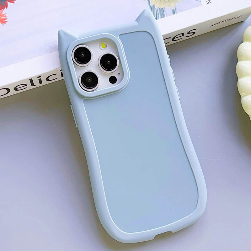 Чохол TPU GETMAN Cat with straps на Apple iPhone 13 Pro Max (6.7") (Blue) в магазині vchehle.ua