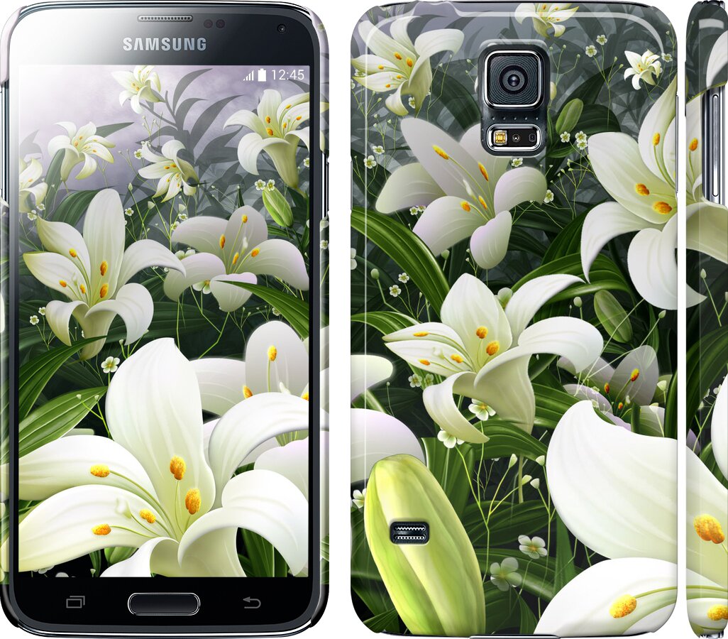 

Чохол Білі лілії на Samsung Galaxy S5 g900h 245593